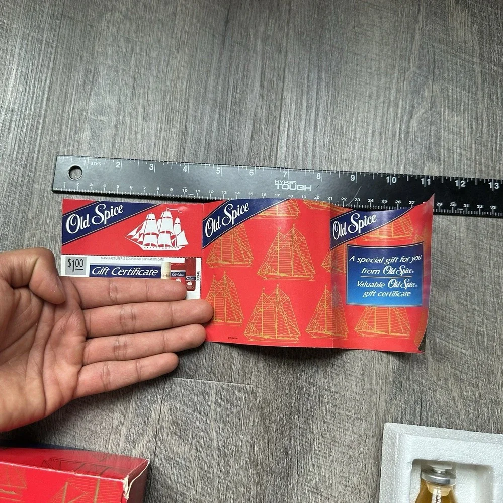 VINTAGE OLD SPICE COLOGNE ASSORTMENT 3 CIB ORIGINAL MUSK FRESH SCENT LEATHER NEW